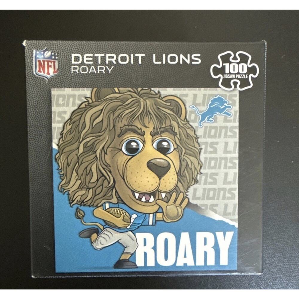 Detroit Lions Mascot Roary NFL 100 Piece Kids Puzzle | New in box